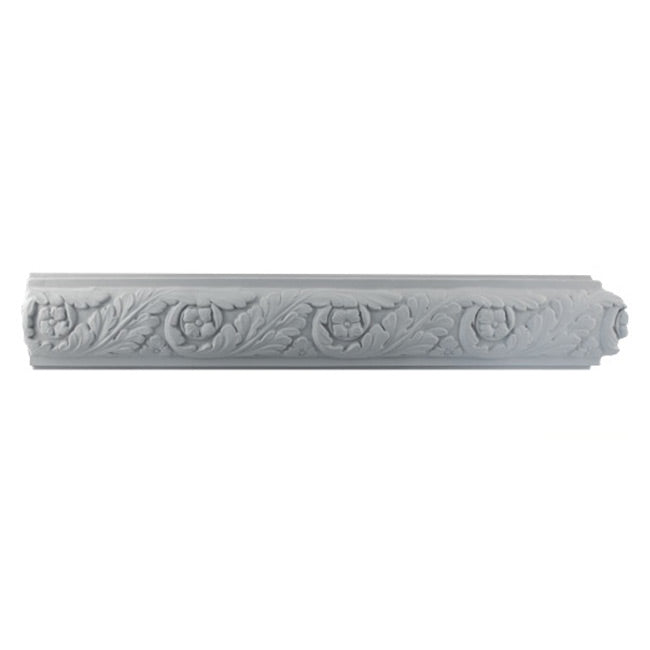 3-1/4"(H) x 1"(Relief) - French Frieze Molding Design - [Plaster Material] - Brockwell Incorporated 