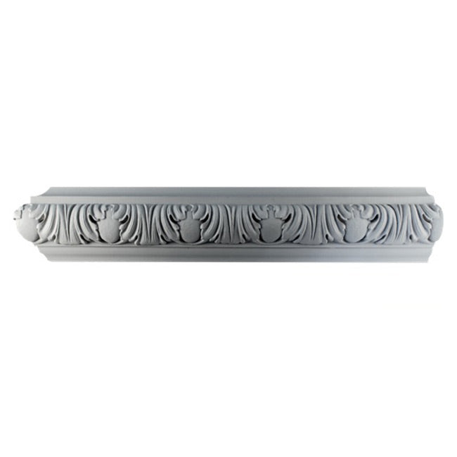 4"(H) x 1-3/4"(Relief) - Italian Renaissance Frieze Molding Design - [Plaster Material] - Brockwell Incorporated 