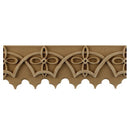 2-3/4"(H) x 1/4"(Relief) - Stainable Linear Molding - Moorish Tracery Geometric Design - [Compo Material] - Brockwell Incorporated 