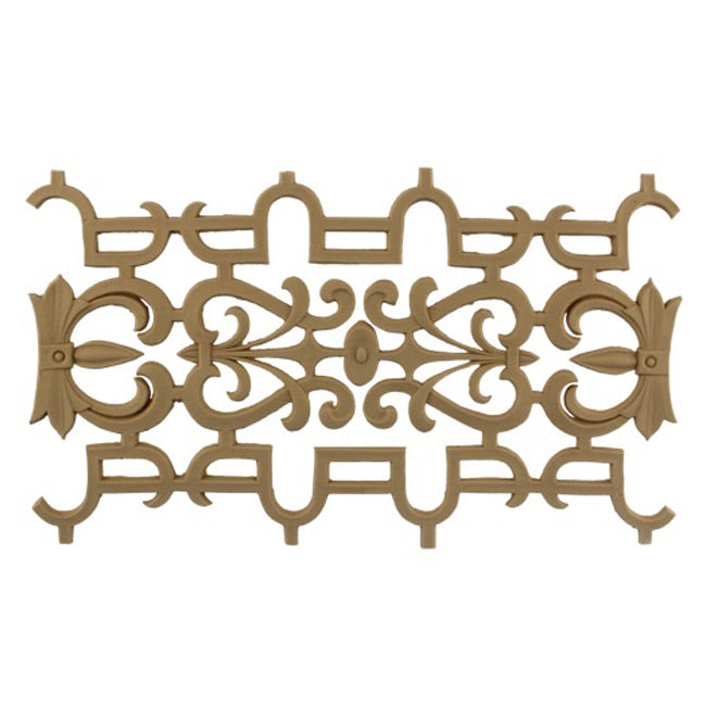 8"(H) x 3/16"(Relief) - Linear Moulding - Elizabethan Style Geometric Design - [Compo Material] - Brockwell Incorporated 