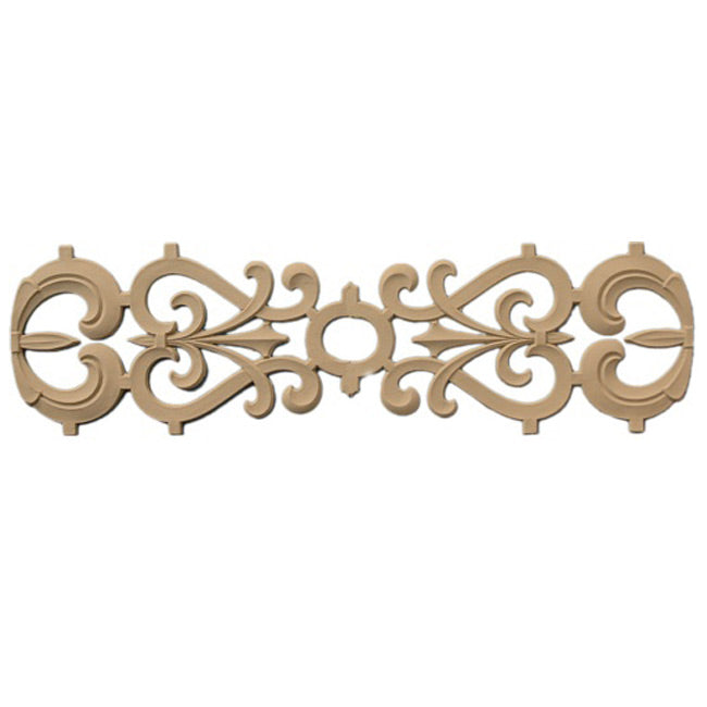 5-3/4"(H) x 3/16"(Relief) - Linear Moulding - German Renaissance Geometric Design - [Compo Material] - Brockwell Incorporated 