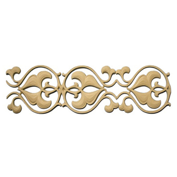 4-1/4"(H) x 1/4"(Relief) - Linear Moulding - Arabian Geometric Design - [Compo Material] - Brockwell Incorporated 