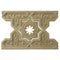 9-5/8"(H) x 3/16"(Relief) - Linear Moulding - Moorish Geometric Design - [Compo Material] - Brockwell Incorporated 