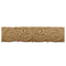 1-1/4"(H) x 5/8"(Relief) - Renaissance Scroll Geometric Linear Molding Design - [Compo Material] - Brockwell Incorporated 