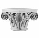 Gothic Notre Dame Round Plaster Decorative Column Capital Design - Brockwell Incorporated