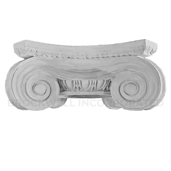 Greek Angular Ionic Plaster Round Column Capital - Classical Architectural Products