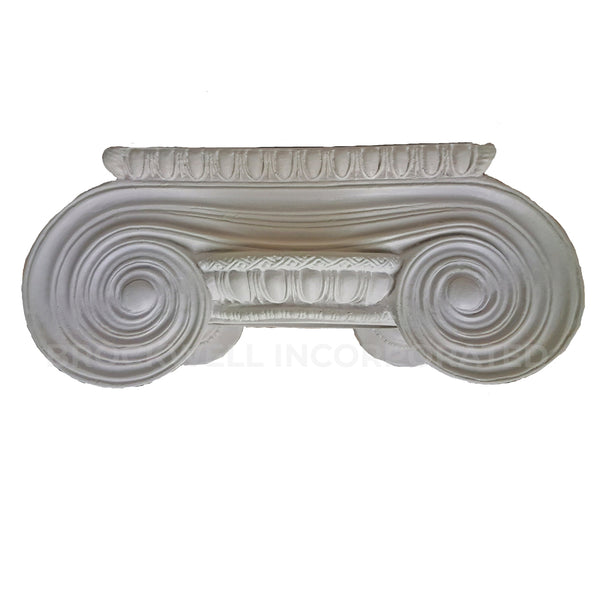 Greek Erechtheum Plaster Column Capital - Round Shape - Sits On Top | Brockwell Incorporated