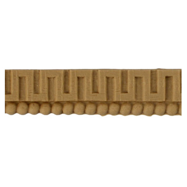 Where to Buy 3/4"(H) x 1/8"(Relief) - Greek Key Stain-Grade Interior Linear Molding Design - [Compo Material]