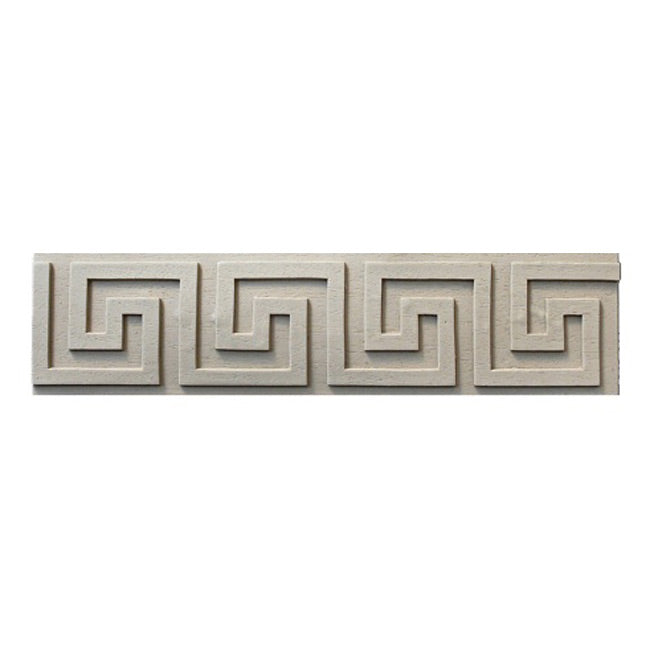 Where to Buy 3"(H) x 3/16"(Relief) - Stain-Grade Classic Greek Key Linear Molding Design - [Compo Material]