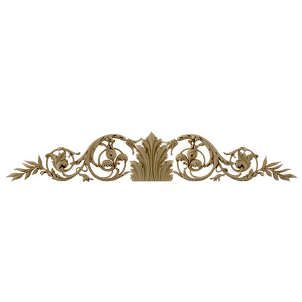 Shop Beautiful 18"(W) x 3"(H) x 7/16"(Relief) - Acanthus w/ Scrolls Horizontal Design - [Compo Material]-HRZ-2567-CP-2