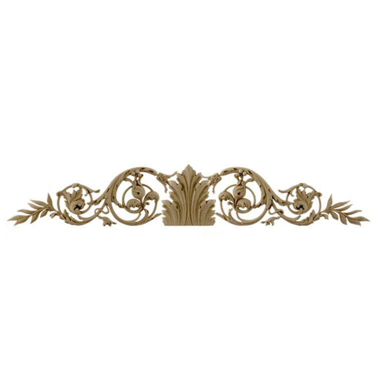 Shop Beautiful 18"(W) x 3"(H) x 7/16"(Relief) - Acanthus w/ Scrolls Horizontal Design - [Compo Material]-HRZ-2567-CP-2