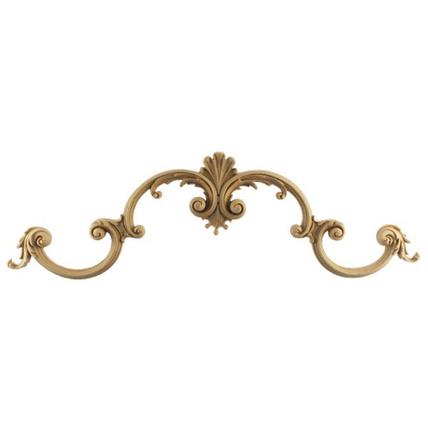 Shop Beautiful 18-1/2"(W) x 5-1/2"(H) x 3/4"(Relief) - Louis XV Scroll Horizontal Design - [Compo Material]-HRZ-5039-CP-2