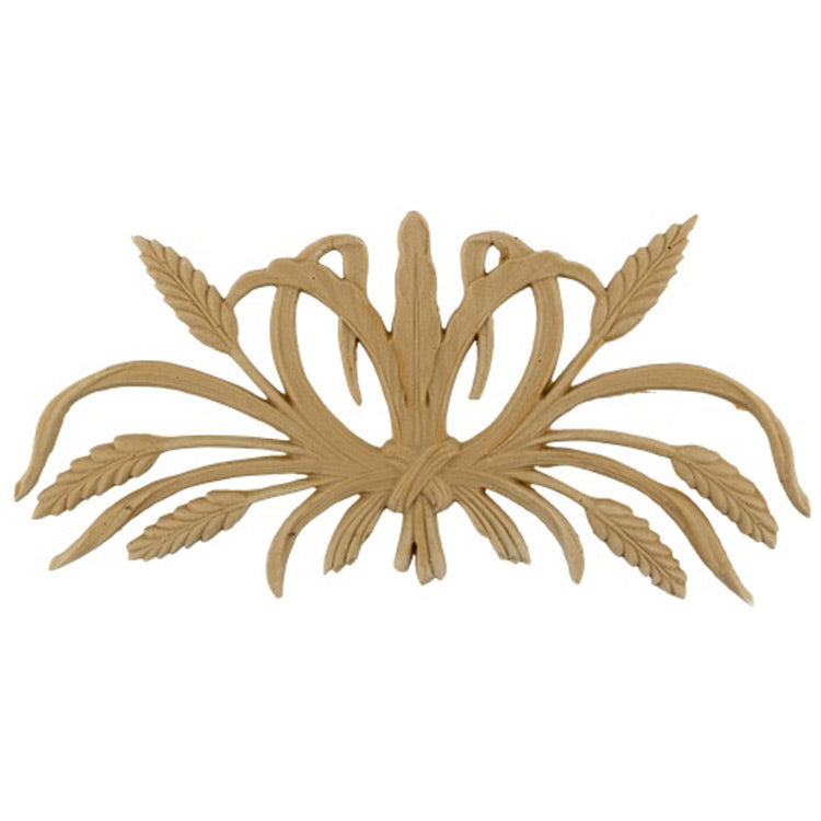 Shop Beautiful 11"(W) x 5-1/4"(H) x 3/16"(Relief) - Decorative Wheat Horizontal Design - [Compo Material]-HRZ-54041-CP-2