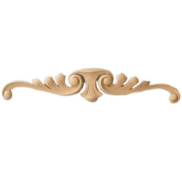 Shop Beautiful 9-1/2"(W) x 1-3/4"(H) - Classic Floral Stain-Grade Decorative Horizontal Design - [Compo Material]-HRZ-F3263-CP-2