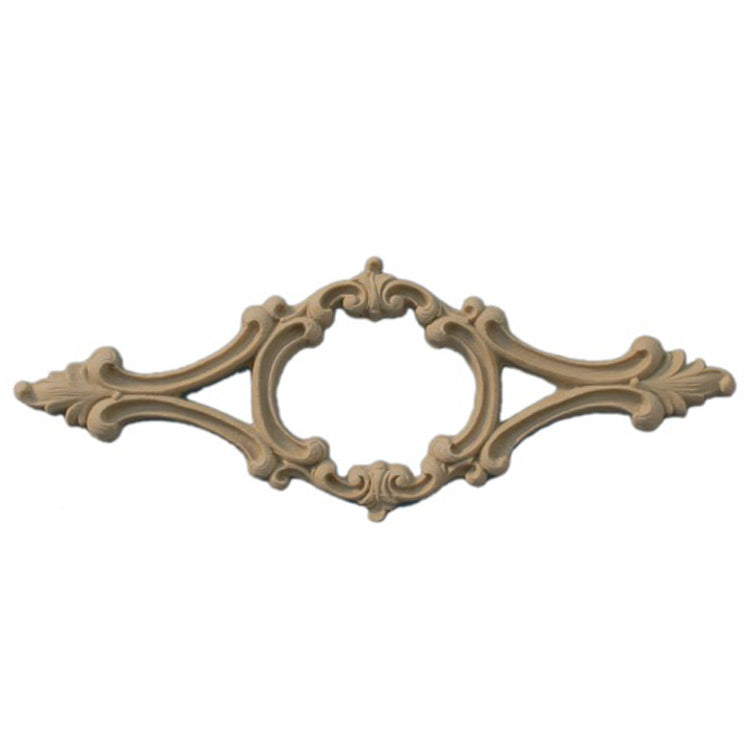 Shop Beautiful 5-3/4"(W) x 2-1/4"(H) - Floral Stain-Grade Decorative Horizontal Design - [Compo Material]-HRZ-F0384-CP-2