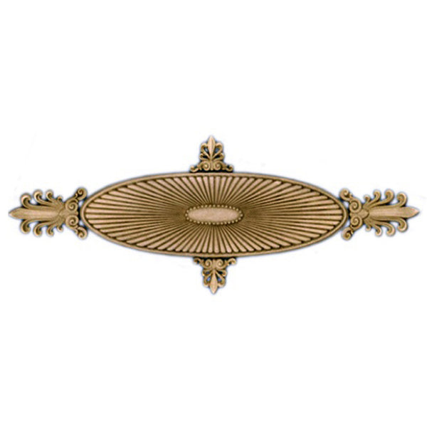 Shop Beautiful 17-1/4"(W) x 6-3/4"(H) x 1/4"(Relief) - Stain-Grade Colonial Horizontal Design - [Compo Material]-HRZ-6525-CP-2