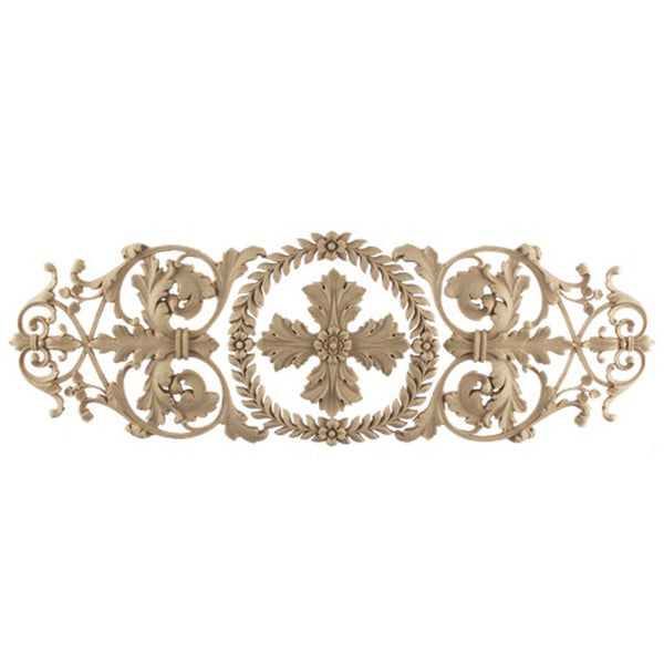 Shop Beautiful 17-3/4"(W) x 5-3/4"(H) x 1/4"(Relief) - Renaissance Acanthus Scrolls Horizontal Design - [Compo Material]-HRZ-7557-CP-2