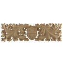 Shop Beautiful 11-3/4"(W) x 3-1/2"(H) x 5/16"(Relief) - Gothic Band w/ Shield Horizontal Design - [Compo Material]-HRZ-6657-CP-2
