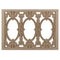 Shop Beautiful 14"(W) x 10-1/2"(H) - Decorative Grille Horizontal Design - [Compo Material]-HRZ-F8857-CP-2