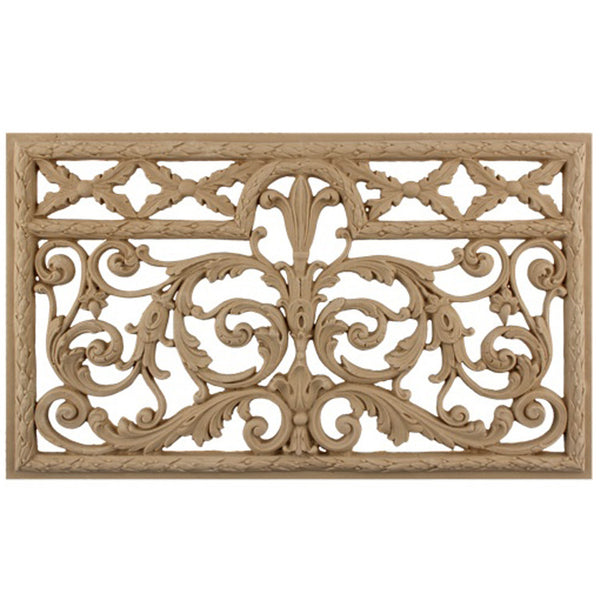 Shop Beautiful 16"(W) x 10"(H) - Decorative Grille Horizontal Design - [Compo Material]-HRZ-F2067-CP-2