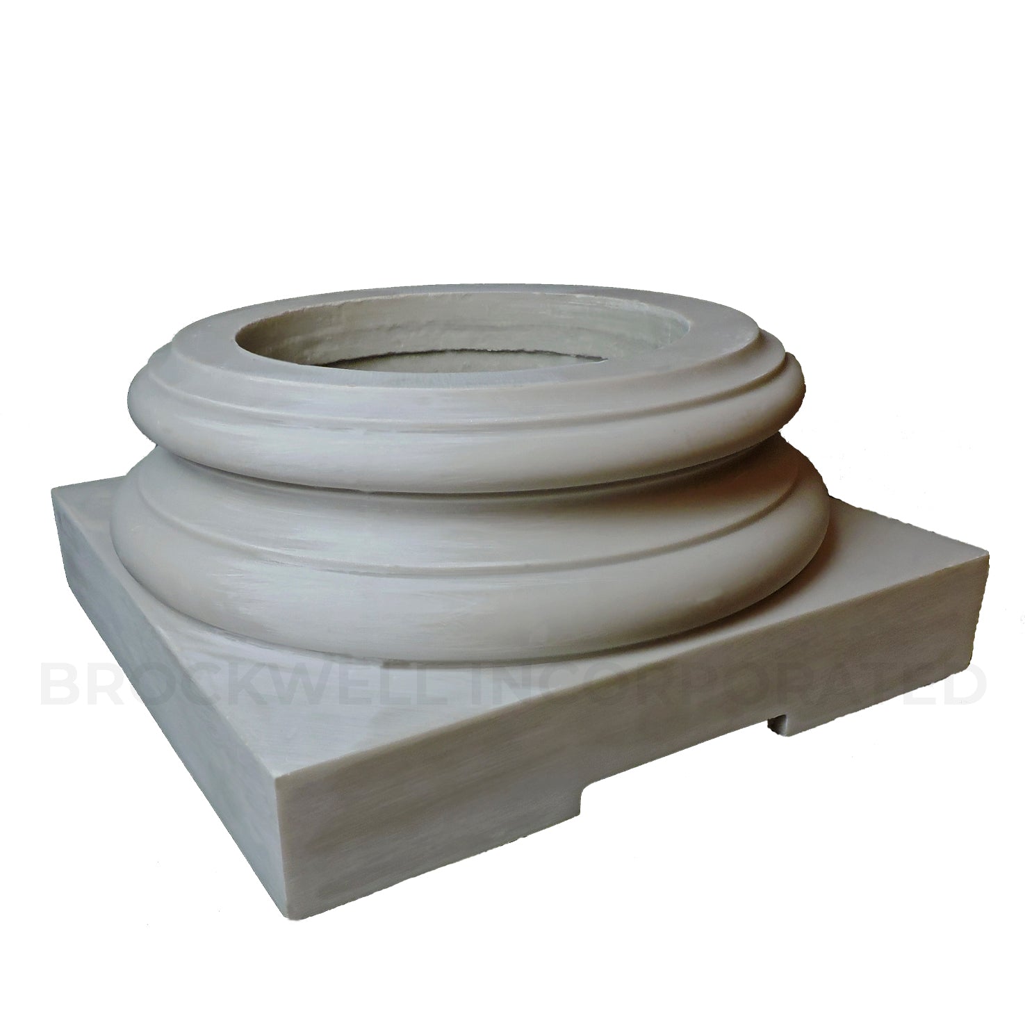Casting Load Bearing Molding Reference: Replacement Structural Fiberglass Ionic Attic Base Molding Plinth