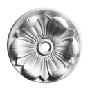 36" (Diam.) x 6-1/2" (Relief) - Hole: 4" - Flower Round Ceiling Medallion - [Plaster Material] - Brockwell Incorporated 