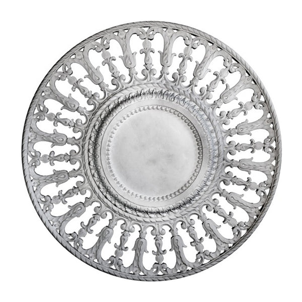 49" (Diam.) x 1-1/4" (Relief) - Colonial Style Ceiling Medallion (Closed) - [Plaster Material] - Brockwell Incorporated 