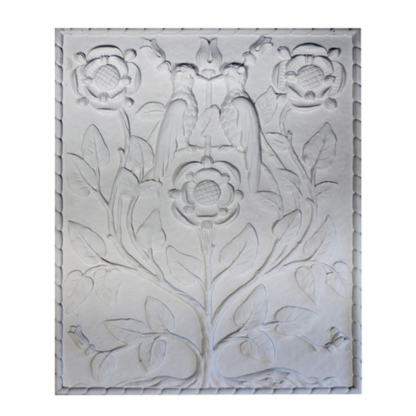 32-1/2" (W) x 26-1/2" (H) x 1-3/8" (Relief) - Old English Wall Panel - [Plaster Material] - Brockwell Incorporated 