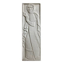 12" (W) x 36" (H) x 3/4" (Relief) - Art Deco Wall Panel - [Plaster Material] - Brockwell Incorporated 