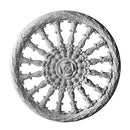 32-1/2" (Diam.) x 2" (Relief) - Renaissance Round Ceiling Medallion (Closed) - [Plaster Material] - Brockwell Incorporated 
