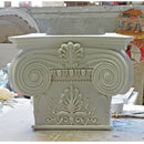 Ionic Order (Roman) - Modern Empire w/ Necking - PILASTER CAP - [Plaster Material] - Brockwell Incorporated 
