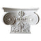 Ionic Order (Roman) - Modern Empire w/ Necking - PILASTER CAP - [Plaster Material] - Brockwell Incorporated 