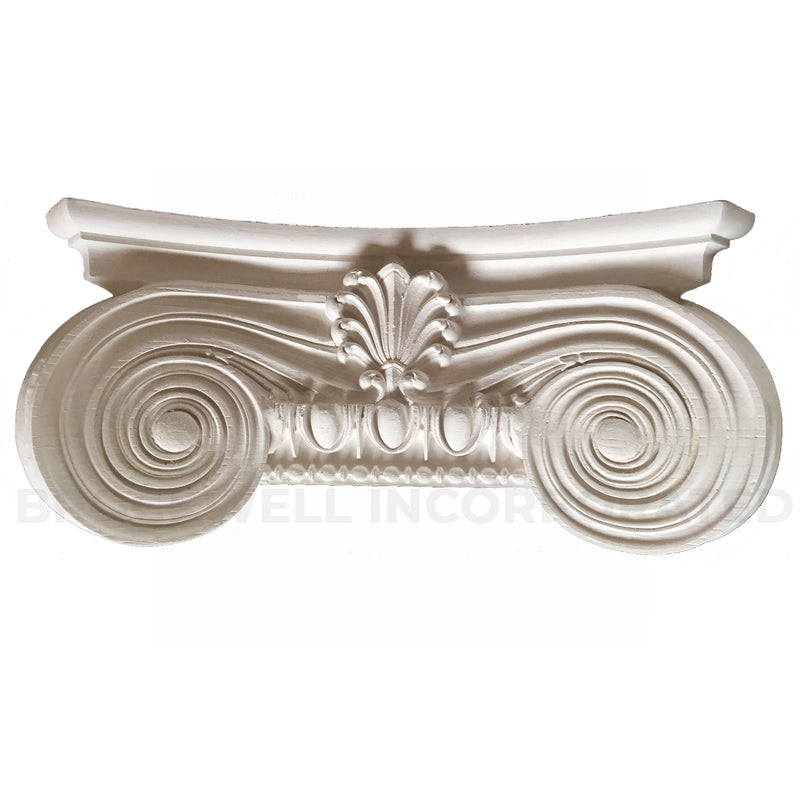 Brockwell Incorporated - Modern Empire (Ionic) Plaster Half Square Pilaster Capitals Design