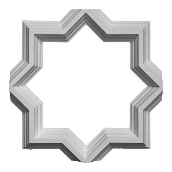 Plaster Tracery Design for Ceilings - Open Geometric Style