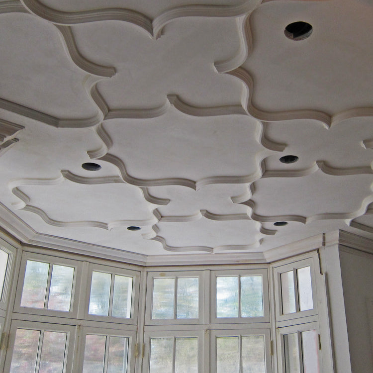 Easy to Install Plaster Ceiling Tracery, Open Gothic
