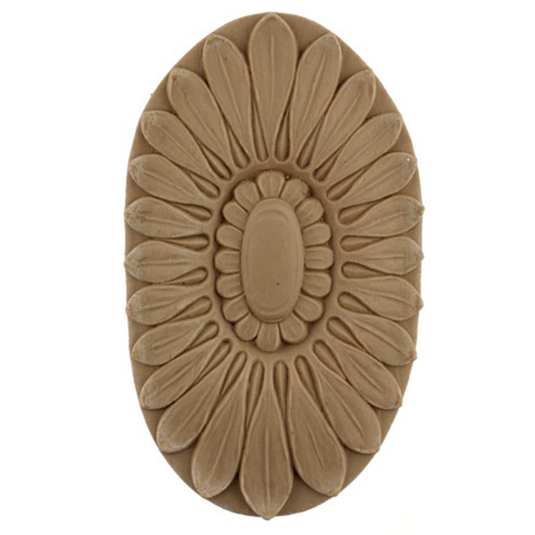 Flower Stain-Grade Oval Rosette Design Design for Interior Projects ...
