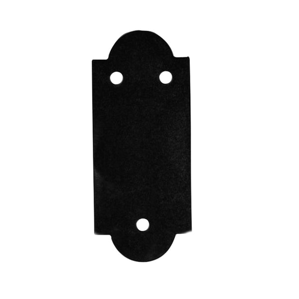 1/4" Thick Pintel Shim - (Sold Individually) - Shutter Hardware - [Black Polyamide Plastic] - Brockwell Incorporated 