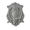 Easy to Install - 9-1/2" (W) x 12-3/4" (H) x 1/2" (Relief) - French Style Cartouche Applique - [Plaster Material] from Brockwell Incorporated