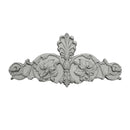 Easy to Install - 18-3/4" (W) x 8-1/2" (H) x 13/16" (Relief) - Empire Style Side Applique - [Plaster Material] from Brockwell Incorporated