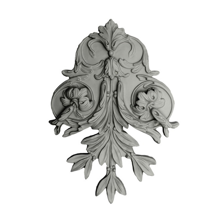Easy to Install - 12" (W) x 12" (H) x 1" (Relief) - Louis XIV Corner Applique - [Plaster Material] from Brockwell Incorporated