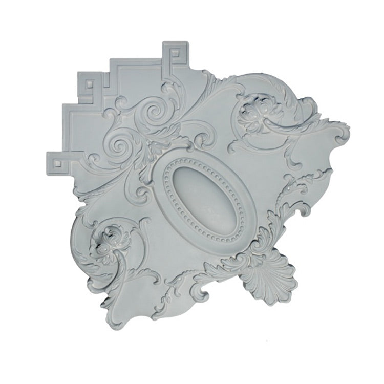 Easy to Install - 30" (W) x 30" (H) x 3/4" (Relief) - Louis XIV Corner Applique - [Plaster Material] from Brockwell Incorporated
