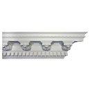 10"(H) x 9-1/2"(Proj.) - Repeat: 9-5/8" - Colonial Style Crown Molding Design - [Plaster Material] - Brockwell Incorporated