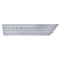 6"(H) x 4-1/2"(Proj.) - Repeat: 3" - Roman Ionic Crown Molding Design - [Plaster Material] - Brockwell Incorporated
