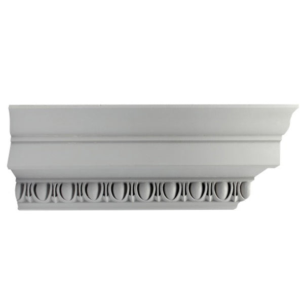 4-3/4"(H) x 5"(Proj.) - Roman Ionic Crown Molding Design - [Plaster Material] - Brockwell Incorporated