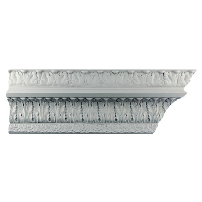 5"(H) x 6-1/4"(Proj.) - Colonial Style Crown Molding Design - [Plaster Material] - Brockwell Incorporated