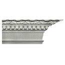 12-1/2"(H) x 6-1/2"(Proj.) - Colonial Crown Molding Design - [Plaster Material] - Brockwell Incorporated