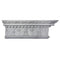 12"(H) x 4-3/4"(Proj.) - Repeat: 9-1/8" - Art Deco Crown Molding Design - [Plaster Material] - Brockwell Incorporated