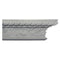 12-1/4"(H) x 4-3/4"(Proj.) - Repeat: 41" - English Style Crown Molding Design - [Plaster Material] - Brockwell Incorporated