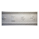8-1/4"(H) x 13-1/2"(Proj.) - Repeat: 43" - English Style Crown Molding Design - [Plaster Material] - Brockwell Incorporated
