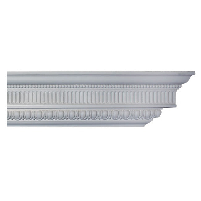 4-3/4"(H) x 3"(Proj.) - Colonial Style Crown Molding Design - [Plaster Material] - Brockwell Incorporated